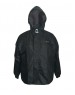 mens stellar raincoat set with carry bag black